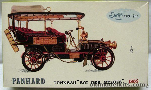 Verneuil 1/32 1905 Panhard Tonneau Roi Des Belges - Europe Model Kits plastic model kit